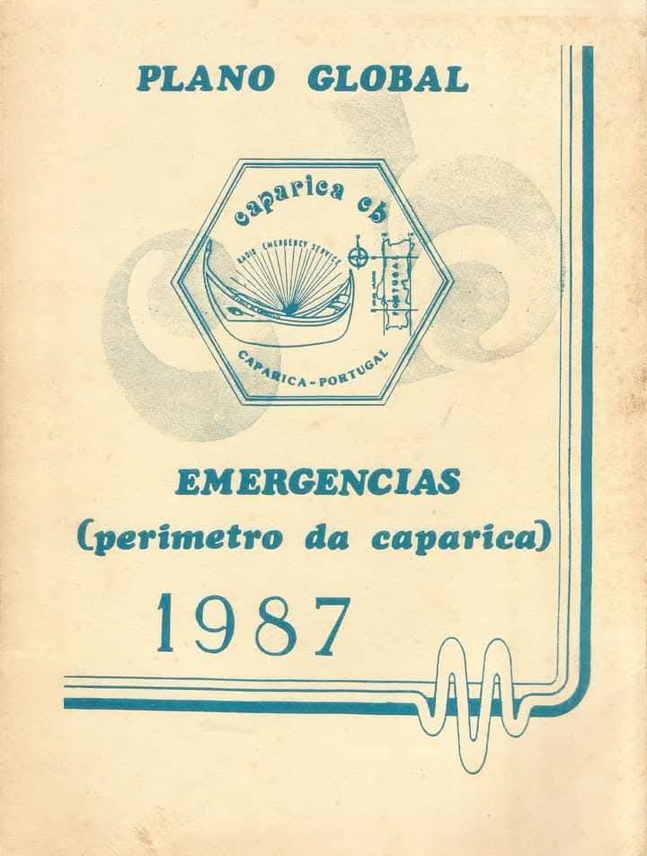 Portada del Plan de Emergencias presentado en 1987.