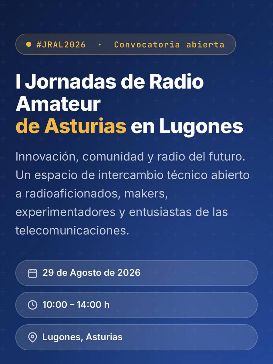 I Jornadas de Radio Amateur de Asturias en Lugones