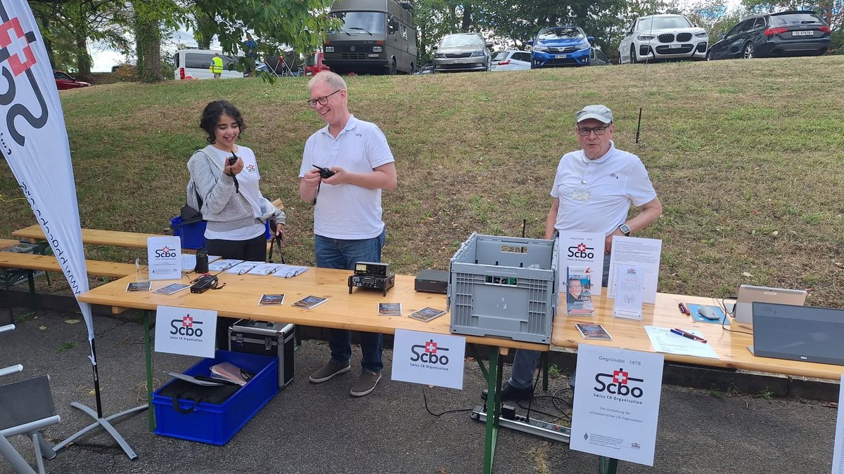 De seniors a adolescentes: la CB demuestra que sigue uniendo generaciones. Jornada de Radio de la FACB, celebrada el 30 de agosto de 2026 en las instalaciones de SSA Sichtern en Liestal.