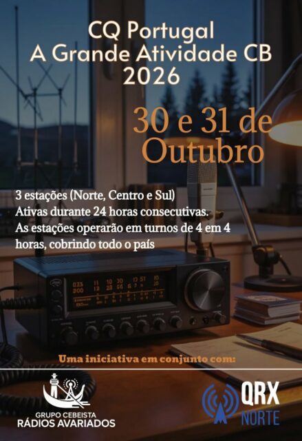 QRXNorte y Rádios Avariados se unen en un esfuerzo conjunto a favor de la CB.